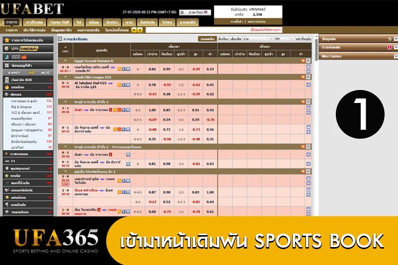 ขั้นตอนแทงบอลเต็ง