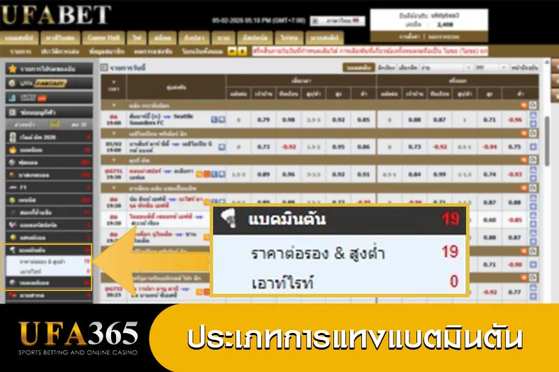 ประเภทการแทง